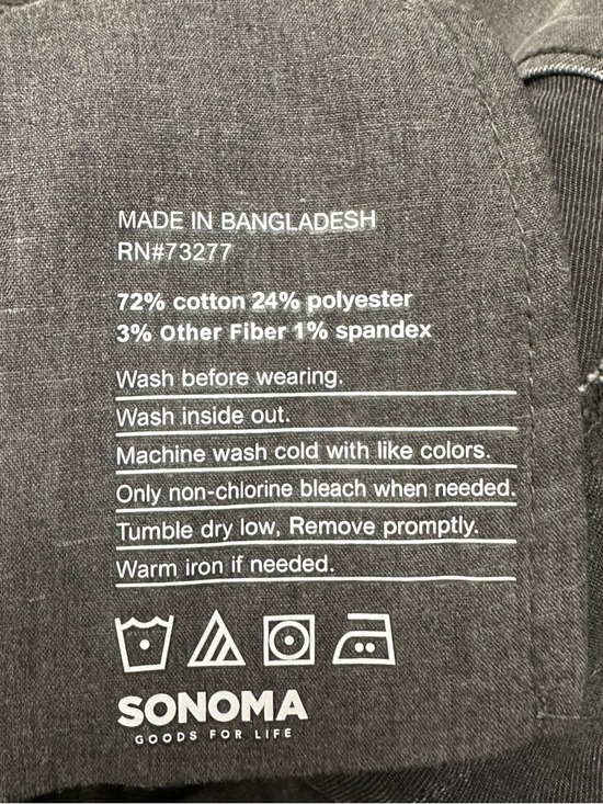 Sonoma Women’s NEW Pull On Faded Black Stretch Skinny Jeans Sz 26 W Leggings - Picture 7 of 7